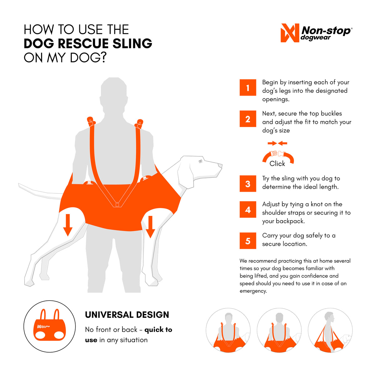 Non Stop Emergency Sling